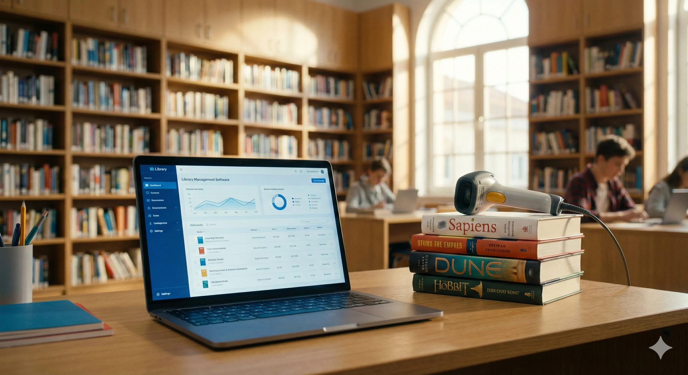 Modern Okul Kütüphanesi ve Teknoloji